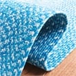 Safavieh Braided 5' X 8' Oval Hand Woven Rug in Aqua / Ivory