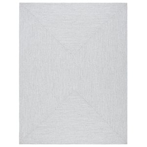 Safavieh Braided  11'-0&quot x 15'-0&quot Hand Woven Rug in Silver / Gray
