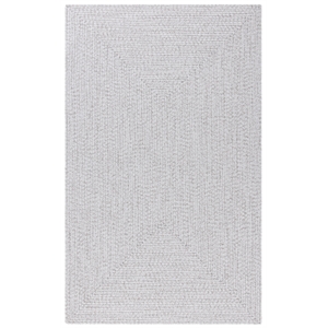 Safavieh Braided  2'-6&quot x 4'-0&quot  Hand Woven Rug in Silver / Gray
