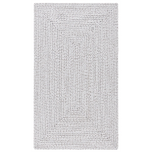 Safavieh Braided  3'-0&quot x 5'-0&quot  Hand Woven Rug in Silver / Gray