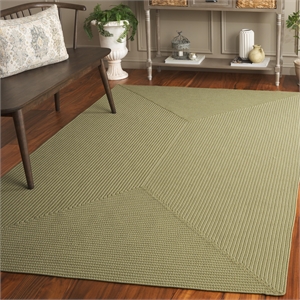 Safavieh Braided  6'-0&quot x 6'-0&quot Square Hand Woven Rug in Sage
