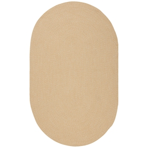 Safavieh Braided  5'-0&quot x 8'-0&quot Oval Hand Woven Rug in Beige / Tan