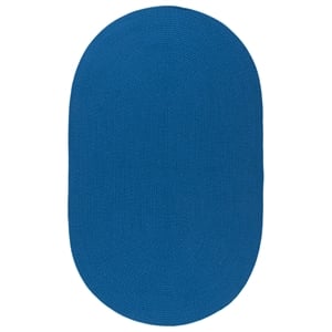 Safavieh Braided  5'-0&quot x 8'-0&quot Oval Hand Woven Rug in Blue