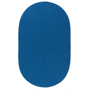 Safavieh Braided  6'-0&quot x 9'-0&quot Oval Hand Woven Rug in Blue