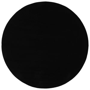 Safavieh Braided  4'-0&quot x 4'-0&quot Round Hand Woven Rug in Black