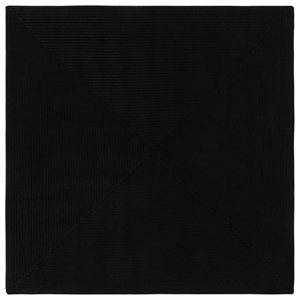 Safavieh Braided  4'-0&quot x 4'-0&quot Square Hand Woven Rug in Black