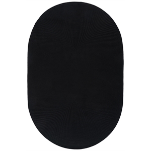 Safavieh Braided  6'-0&quot x 9'-0&quot Oval Hand Woven Rug in Black