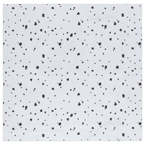 Safavieh Faux Hide 6'-0&quot x 6'-0&quotSquare Polyester Power Loomed Rug in Ivory/Black
