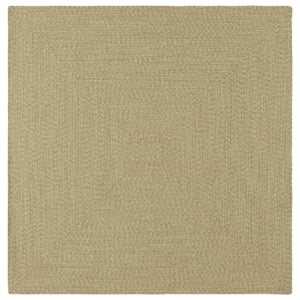 Safavieh Braided 4'-0&quot x 6'-0&quot Oval Hand Woven Rug in Sage