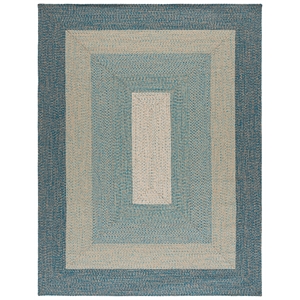 Safavieh Braided 8'-0&quot x 10'-0&quot Hand Woven Rug in Blue / Aqua