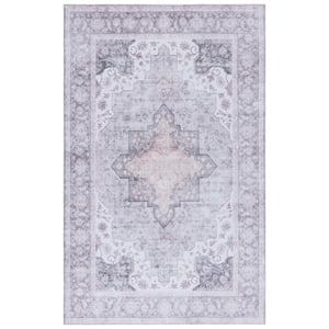 Safavieh Tucson 2'-6&quot x 4'-0&quot Polyester Power Loomed Rug in Purple / Sage