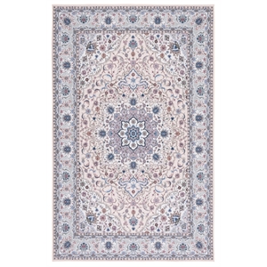 Safavieh Tucson 2'-6&quot x 4'-0&quot Polyester Power Loomed Rug in Beige / Green