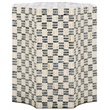 Safavieh Lindar Solid Wood Accent Table in White / Black