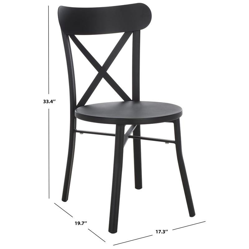 Safavieh Core  Aluminum Chair in Black