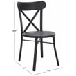 Safavieh Core  Aluminum Chair in Black