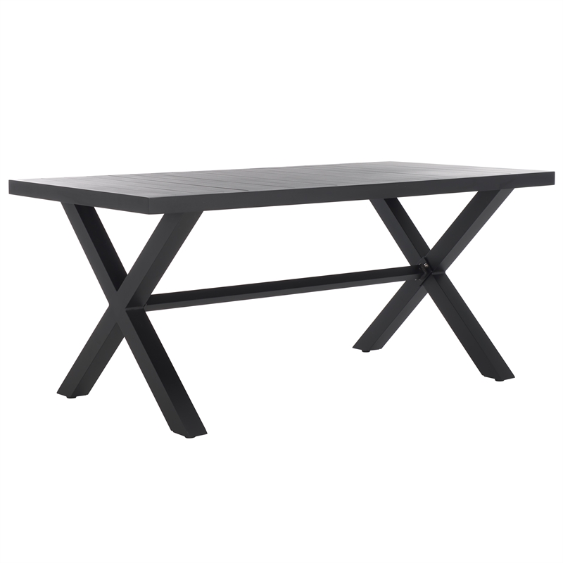 Safavieh Core Aluminum Dining Table in Gray