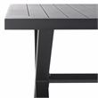 Safavieh Core Aluminum Dining Table in Gray