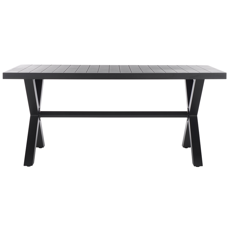 Safavieh Core Aluminum Dining Table in Gray