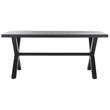 Safavieh Core Aluminum Dining Table in Gray