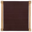 Safavieh Solana Teak and Leather Counter Stool  in Brown / Natural