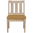 Safavieh Dominica Wood Outdoor Dining Chair in Natural / Brown