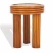 Safavieh Bayard Ratan and Plywood  Accent Table in Natural