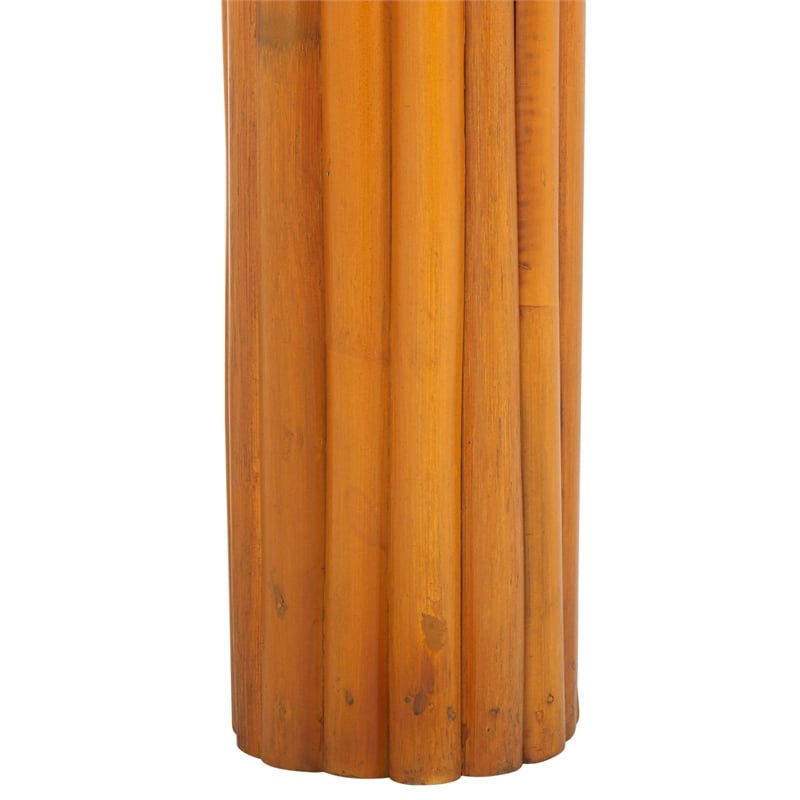 Safavieh Bayard Ratan and Plywood  Accent Table in Natural