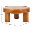 Safavieh Bayard Ratan and Plywood Coffee Table in Natural