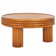 Safavieh Bayard Ratan and Plywood Coffee Table in Natural