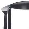 Safavieh Bandelier Wood and Leather Accent Chair in White / Black