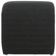 Safavieh Kibo  Pine and Polyester Ottoman in Black