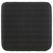 Safavieh Kibo  Pine and Polyester Ottoman in Black