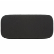 Safavieh Whitley Pine Wood and Fabric Rectangular Ottoman in Black
