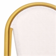 Safavieh Lydia  Aluminum  Bistro Chairs in White
