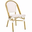Safavieh Lydia  Aluminum  Bistro Chairs in White