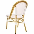Safavieh Lydia  Aluminum  Bistro Chairs in White