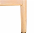 Safavieh Brando Solid Wood and Cotton Counter Stool in Natural / White