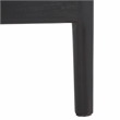 Safavieh Darin Solid Wood and Cotton Counter Stool in  Brown / Black