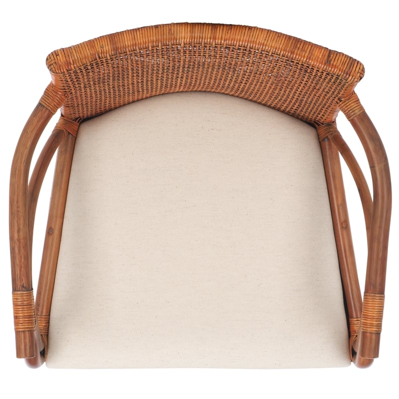 Safavieh Gianni Mahogany and Iron Counter Stool in Brown / White