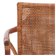 Safavieh Gianni Mahogany and Iron Counter Stool in Brown / White
