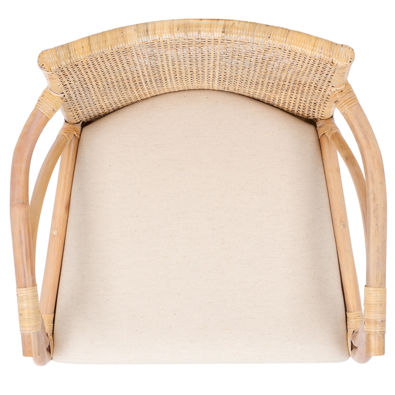 Safavieh Gianni Pine and Iron Counter Stool in Natural / White