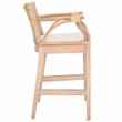 Safavieh Gianni Pine and Iron Counter Stool in Natural / White
