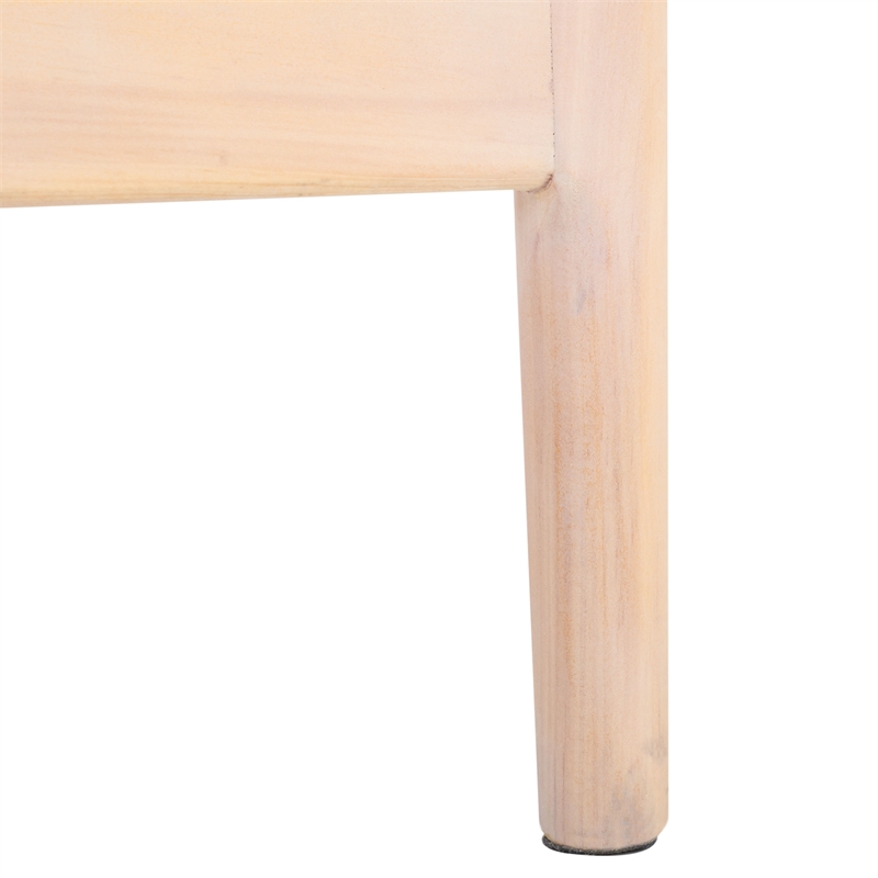 Safavieh Gianni Pine and Iron Counter Stool in Natural / White