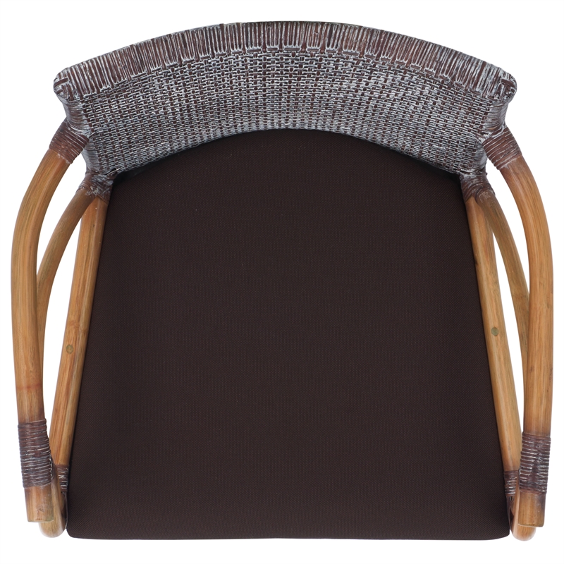 Safavieh Gianni Mahogany and Iron Counter Stool in Brown / Brown