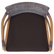 Safavieh Gianni Mahogany and Iron Counter Stool in Brown / Brown