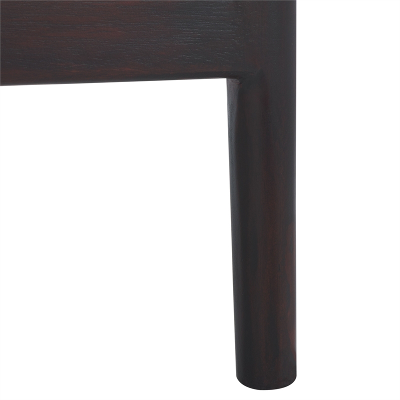 Safavieh Gianni Mahogany and Iron Counter Stool in Brown / Brown