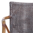 Safavieh Gianni Mahogany and Iron Counter Stool in Brown / Brown