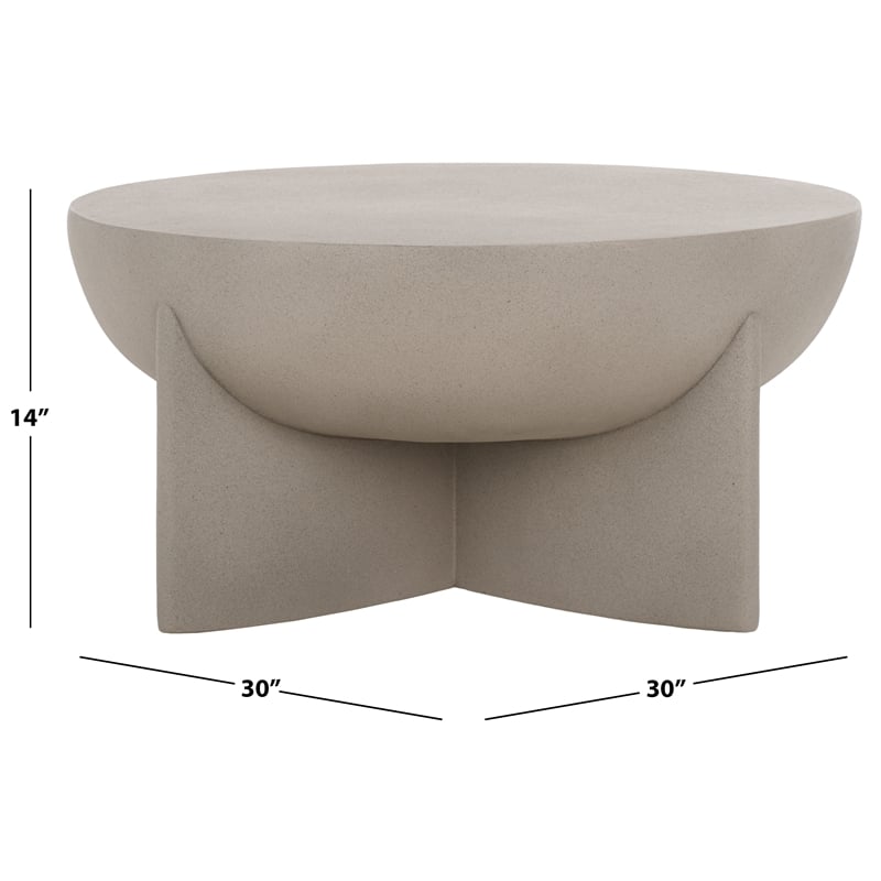 Safavieh  Devan Coffee Table in Gray