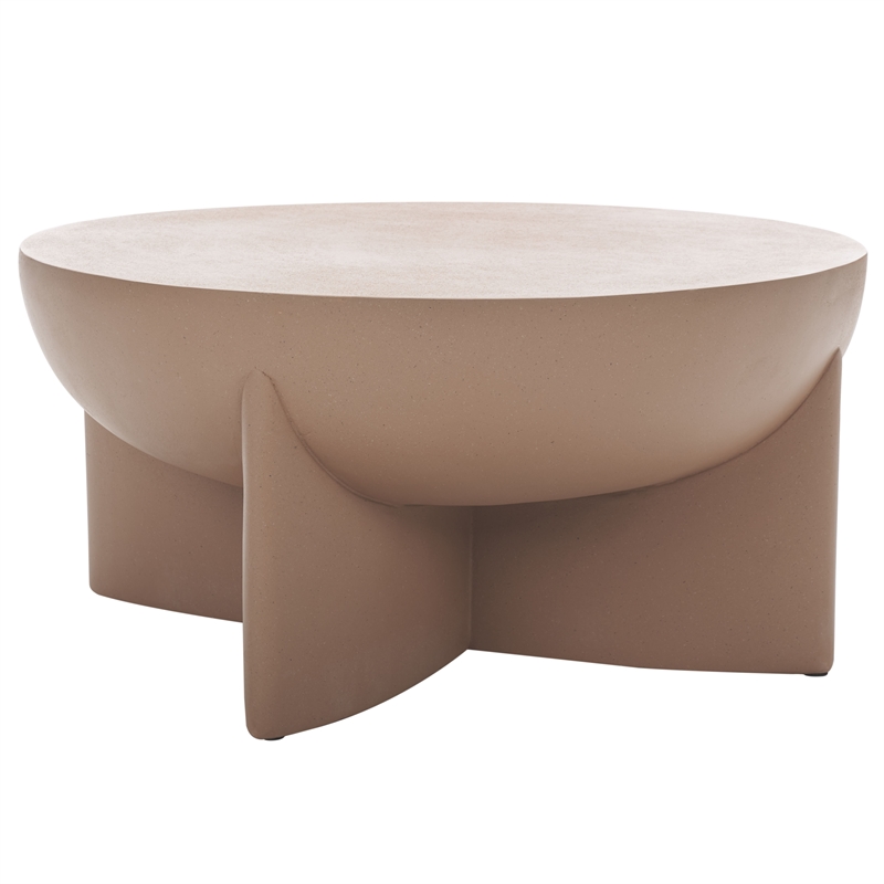 Safavieh Devan Coffee Table in Terracotta