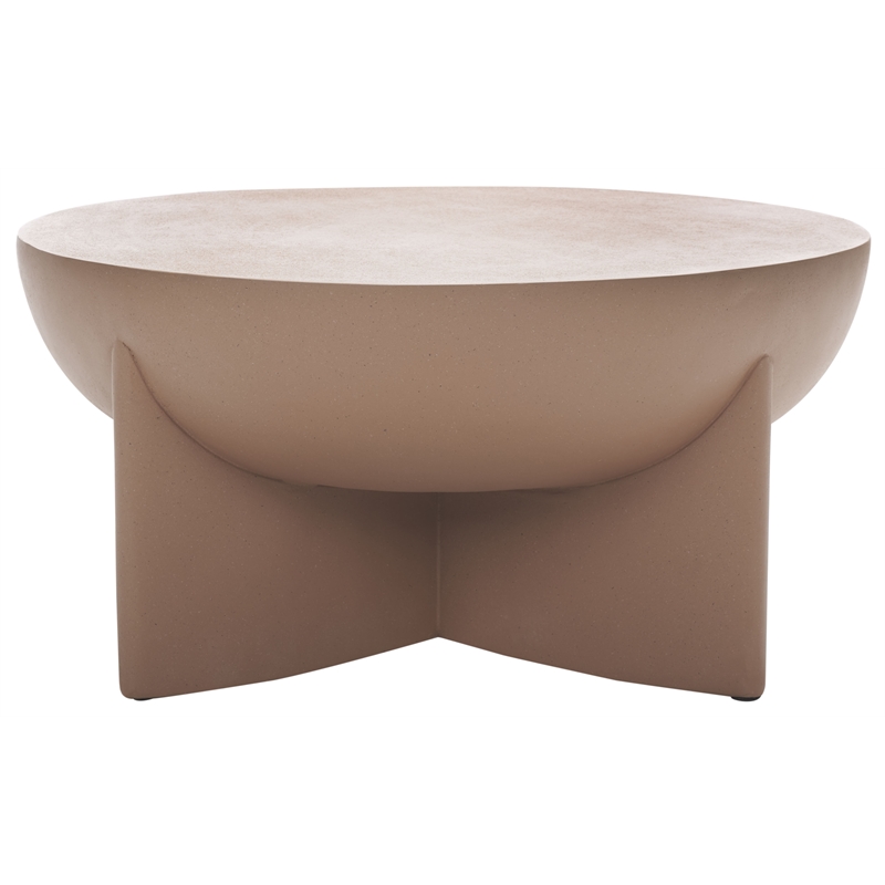 Safavieh Devan Coffee Table in Terracotta